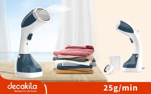 Défroisseur A Main DECAKILA KEN003W 1500W - Blanc & Bleu