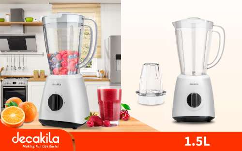 Blender DECAKILA 400w 1.5L Blanc - KEJB034W