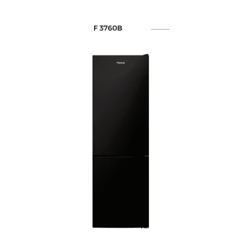 REFRIGERATEUR COMBINE 60CM NOIR 373L FOCUS